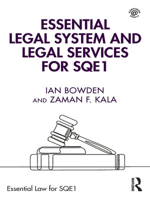 cover image of Essential Legal System and Legal Services for SQE1